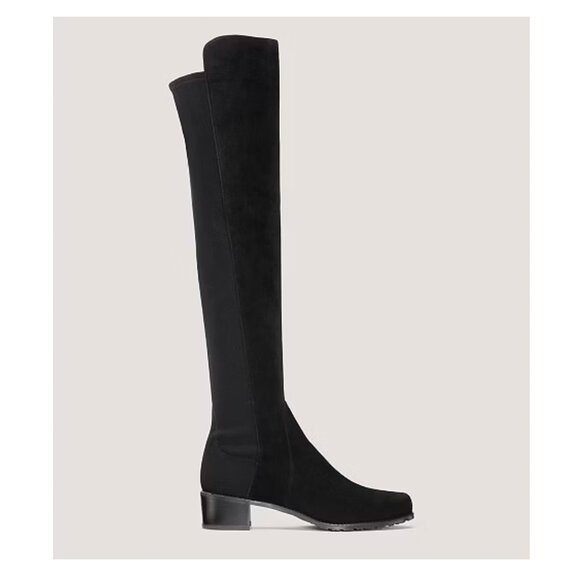 Stuart weitzman black suede over the knee boot - Picture 1 of 12